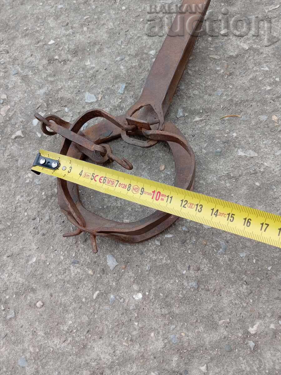 vintage wrought iron trap for squirrels golden ferrets WORKING - 7
