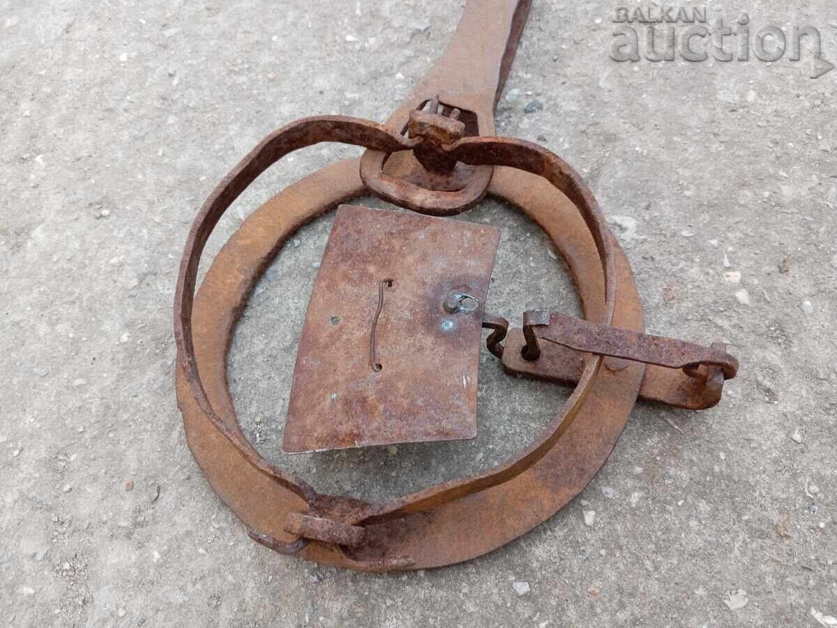 Vechi capcană de lup forjată - 5
