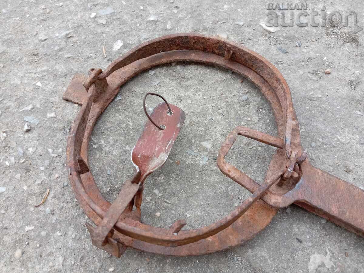 старинен кован капан за белки златки порове РАБОТЕЩ - 5