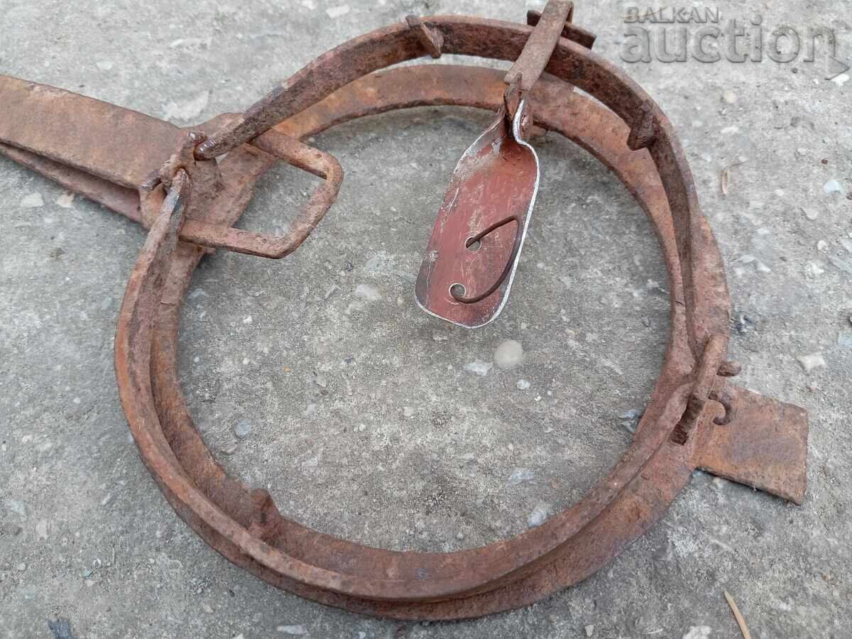 старинен кован капан за белки златки порове РАБОТЕЩ - 6