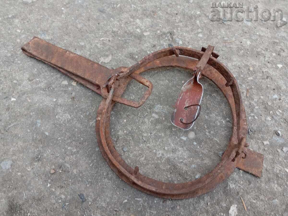 старинен кован капан за белки златки порове РАБОТЕЩ - 7