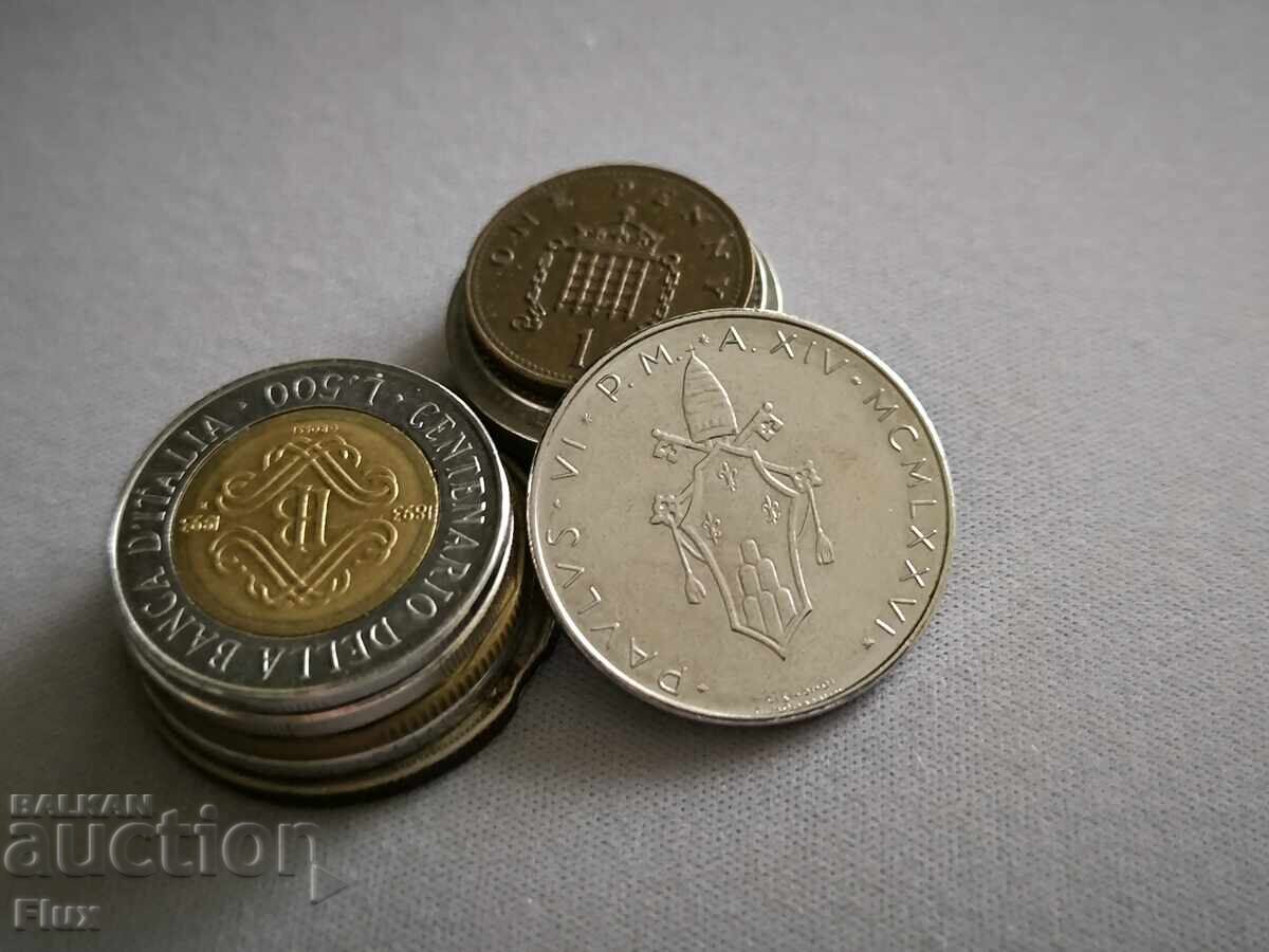 Монета - Италия - 100 лири (Ватикана) | 1976г. с цена 8.00 лв. | € 4.09 Монета - Италия - 100 лири (Ватикана) | 1976г. с цена 8.00 лв. | € 4.09