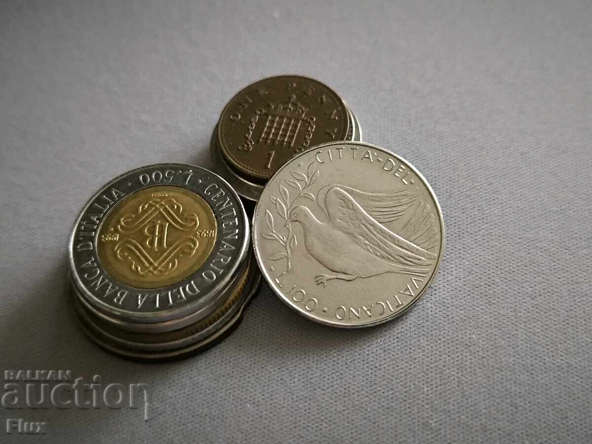 Монета - Италия - 100 лири (Ватикана) | 1976г. Монета - Италия - 100 лири (Ватикана) | 1976г.