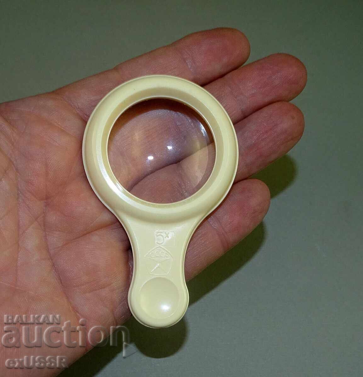 Аукцион Съветска руска лупа 5х ,кутия ,бакелит