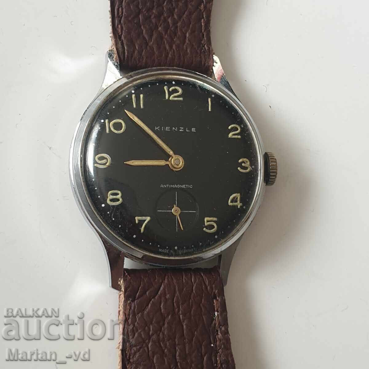 Παράδοση Αντίκα γερμανικό στρατιωτικό χειροποίητο ρολόι KIENZLE