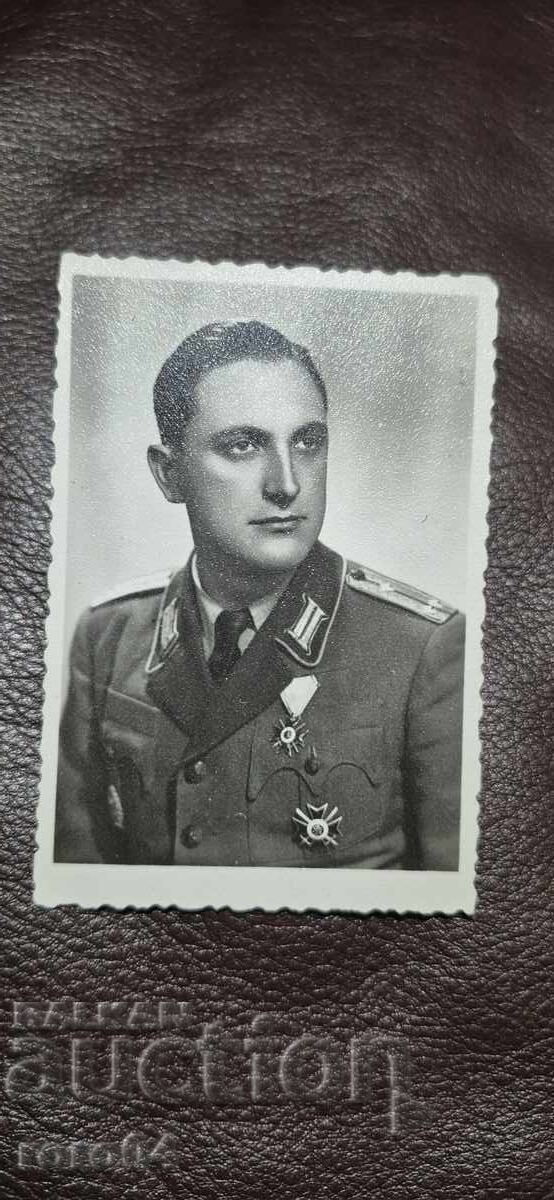 ОФИЦЕР - ДВА ОРДЕНА ЗА ХРАБРОСТ - WW II