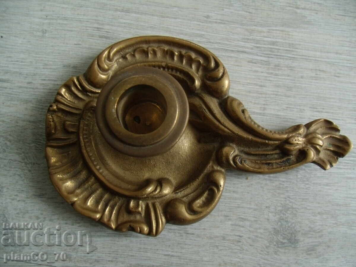 №*8000 Sfeșnic metalic / bronz vechi - 6 №*8000 Sfeșnic metalic / bronz vechi - 6