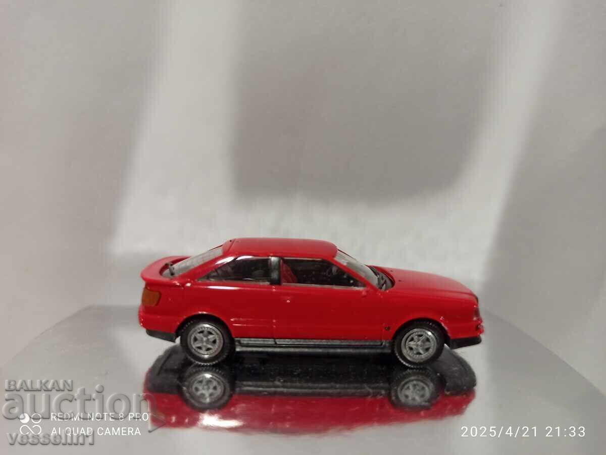 Audi 90 Coupe model car, 1/87 scale, Herpa HO, from the nineties with price 10.00 BGN | € 5.11