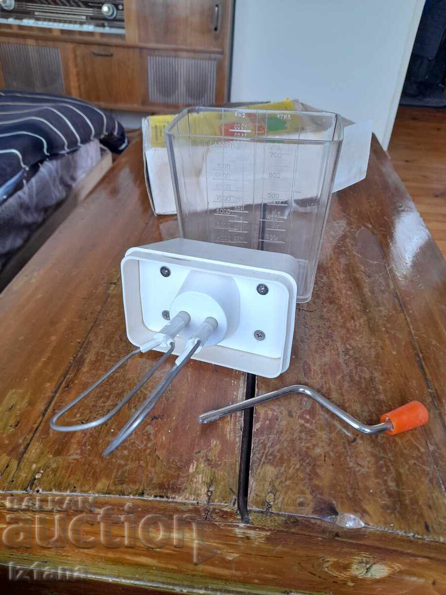 Стара ръчна разбивалка,ръчен миксер - 5