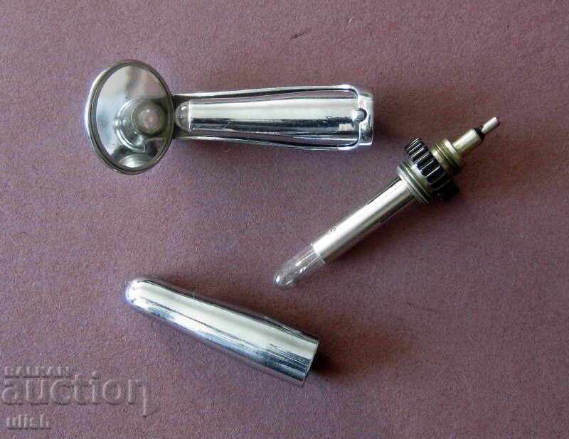 Auction Old electric dental mirror kit box Auction Old electric dental mirror kit box