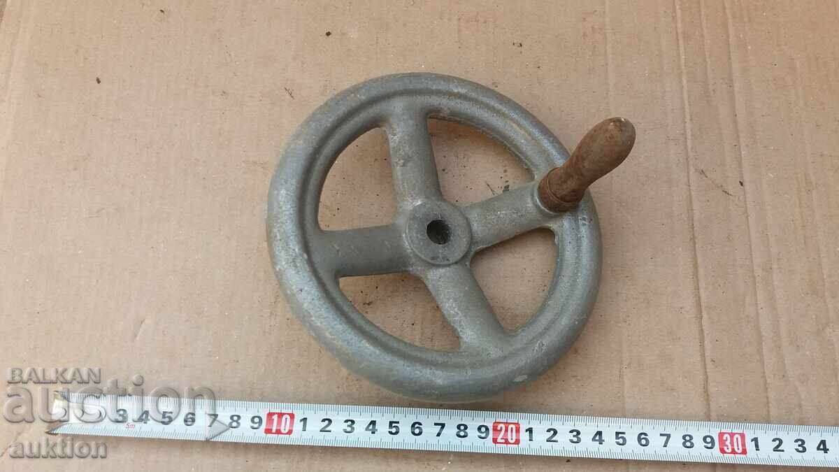 MASSIVE ALUMINUM WHEEL FROM A MACHINE with price 4.99 BGN | € 2.55 MASSIVE ALUMINUM WHEEL FROM A MACHINE with price 4.99 BGN | € 2.55