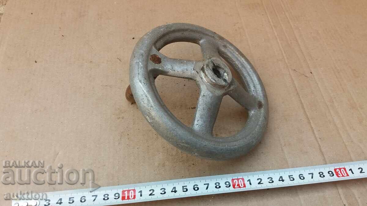 MASSIVE ALUMINUM WHEEL FROM A MACHINE - 5 MASSIVE ALUMINUM WHEEL FROM A MACHINE - 5