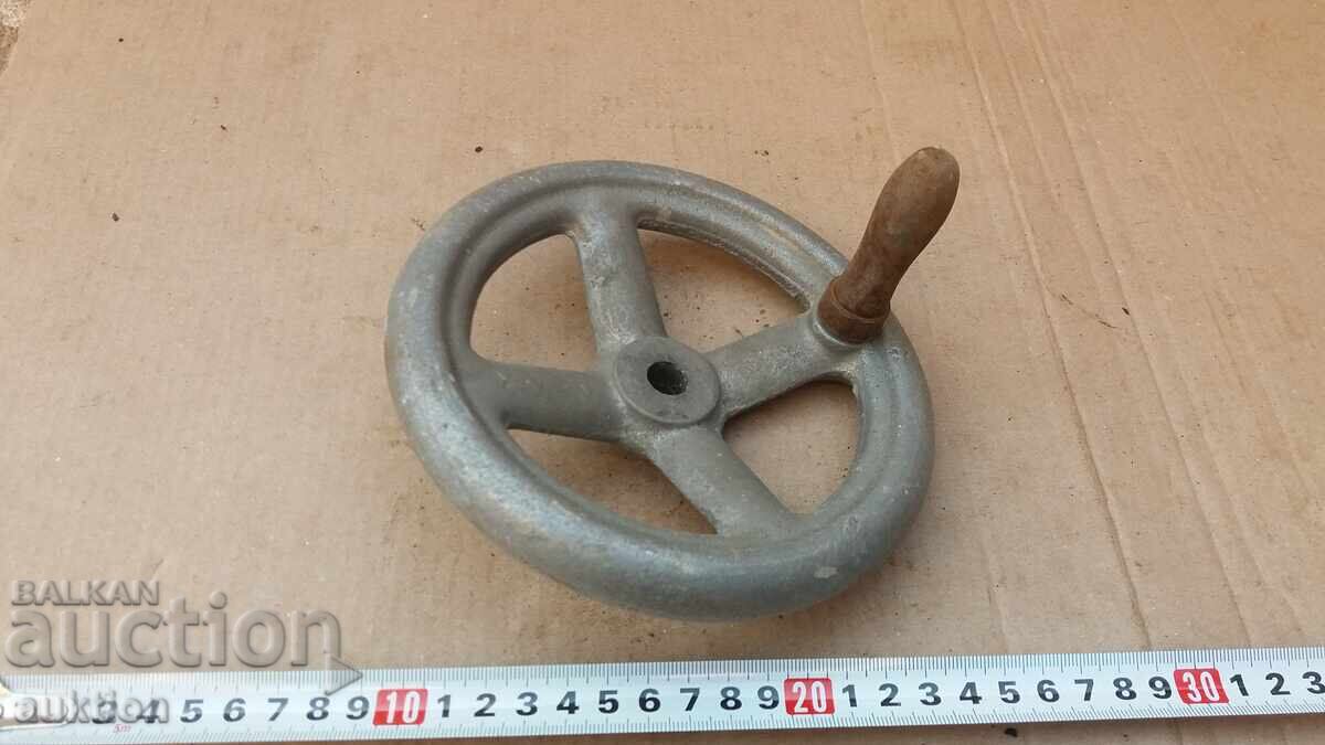 MASSIVE ALUMINUM WHEEL FROM A MACHINE MASSIVE ALUMINUM WHEEL FROM A MACHINE