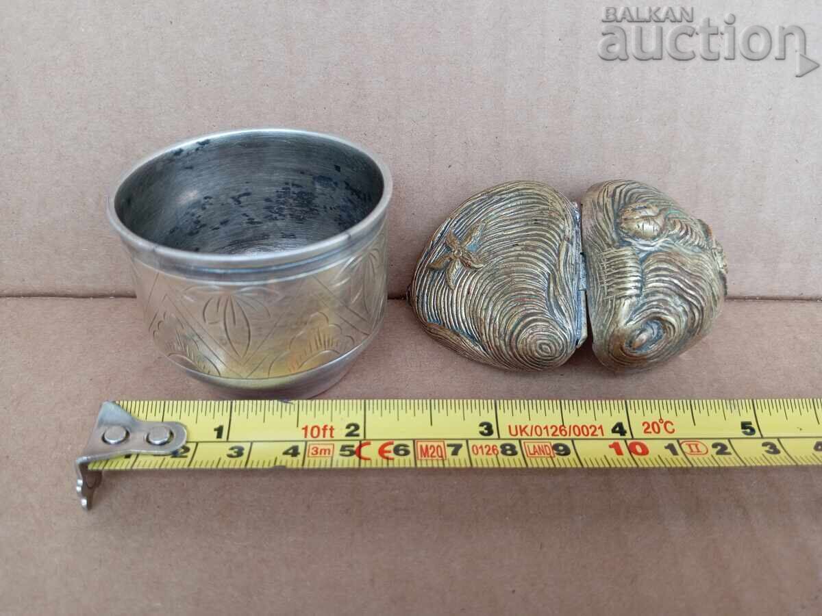 LCN 8 YMMET Rusia anilor '70 pahare de alcool și scoică de bronz - 7