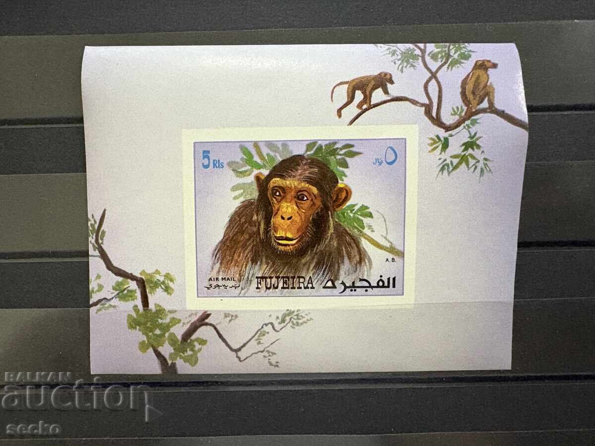 Фуджейра - Човекоподобни маймуни (1972) MNH