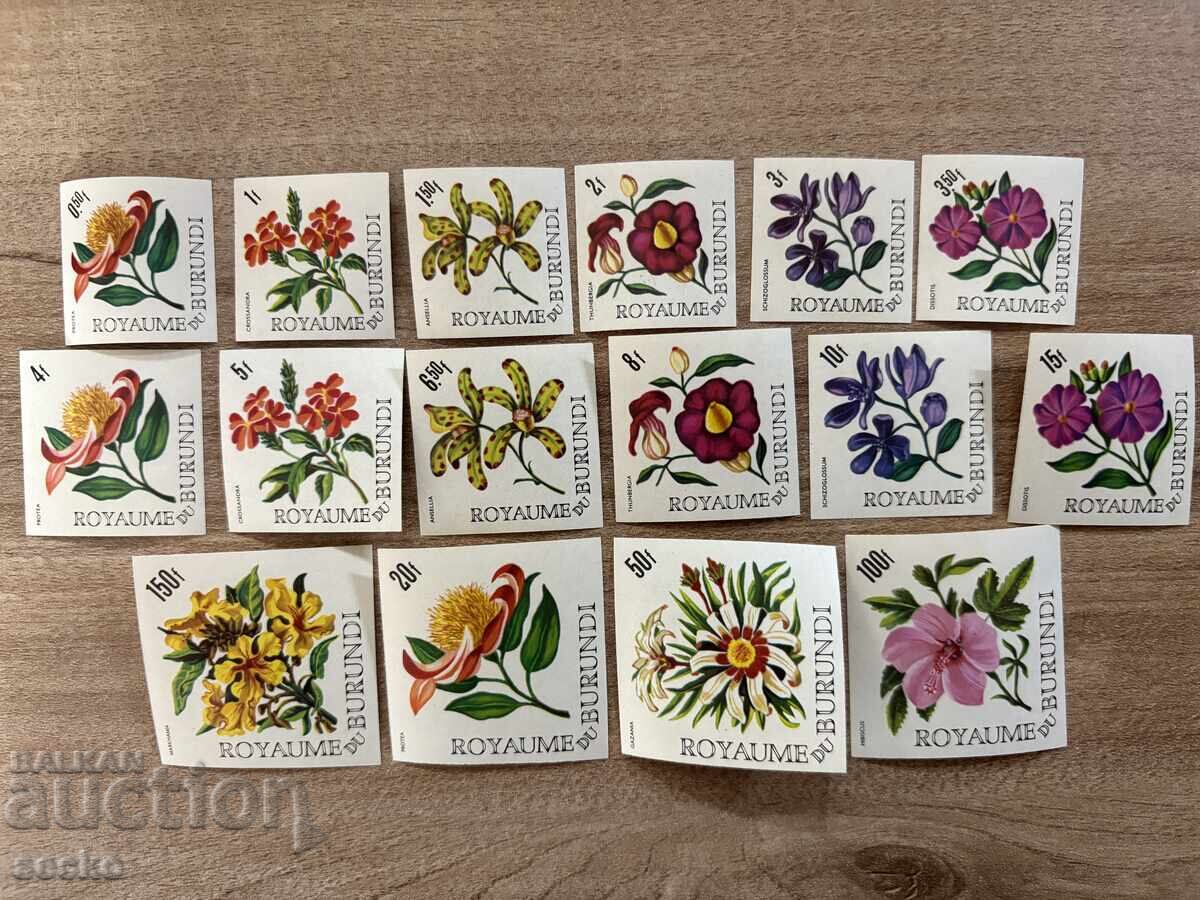 Burundi - Flori (1966) MNH Burundi - Flori (1966) MNH