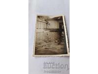 Снимка Село Банкя Трънско Мъж в плувен басейн 1934