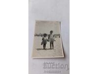 Photo Varna Boy and girl on the beach 1933