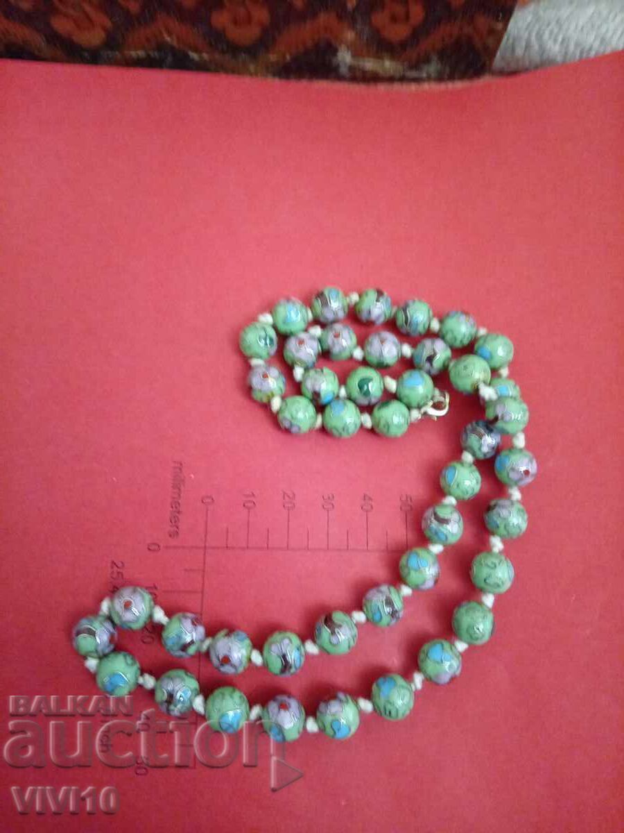 Antique enamel cloisonné necklace with price € 66.47 | 130.00 BGN Antique enamel cloisonné necklace with price € 66.47 | 130.00 BGN