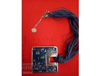 Старинно колие с емаил