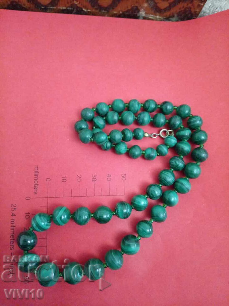 Antique necklace, natural stones, jade with price 140.00 BGN | € 71.58