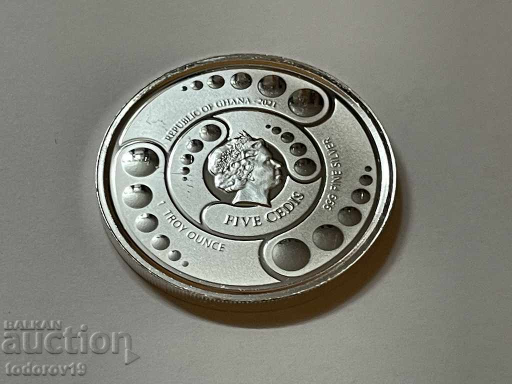 Delivery of 1 oz Silver Alien 2021 GHANA Delivery of 1 oz Silver Alien 2021 GHANA
