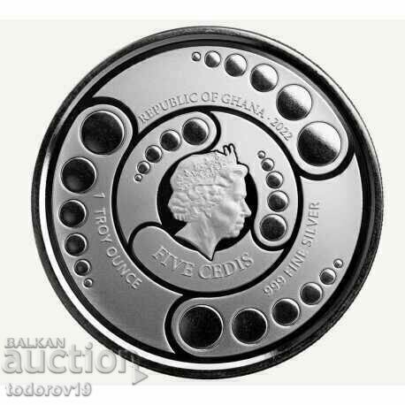 1 oz Silver Alien 2022 GHANA with price 159.99 BGN | € 81.80 1 oz Silver Alien 2022 GHANA with price 159.99 BGN | € 81.80