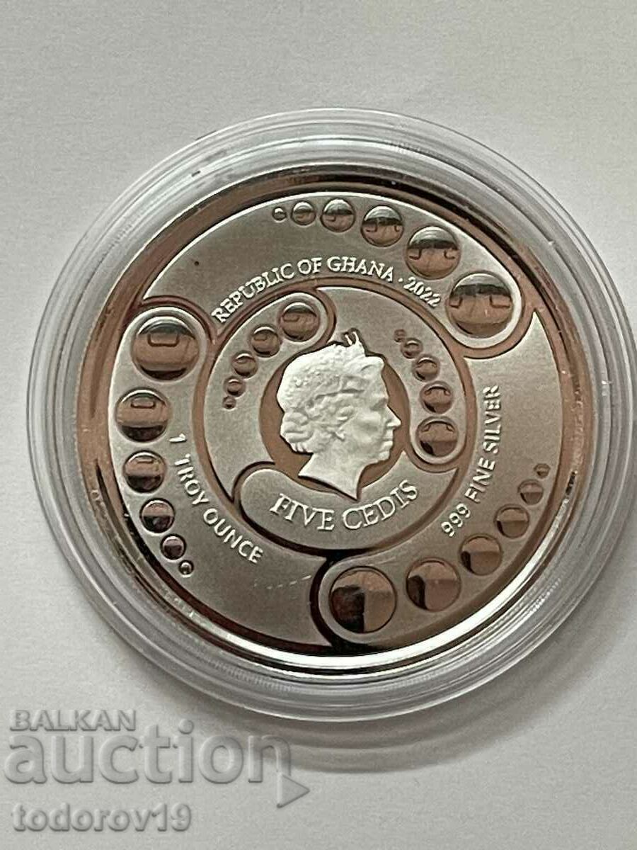 Delivery of 1 oz Silver Alien 2022 GHANA Delivery of 1 oz Silver Alien 2022 GHANA