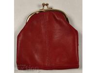 RED LADIES WALLET PORTFOLIO IN EXCELLENT CONDITION
