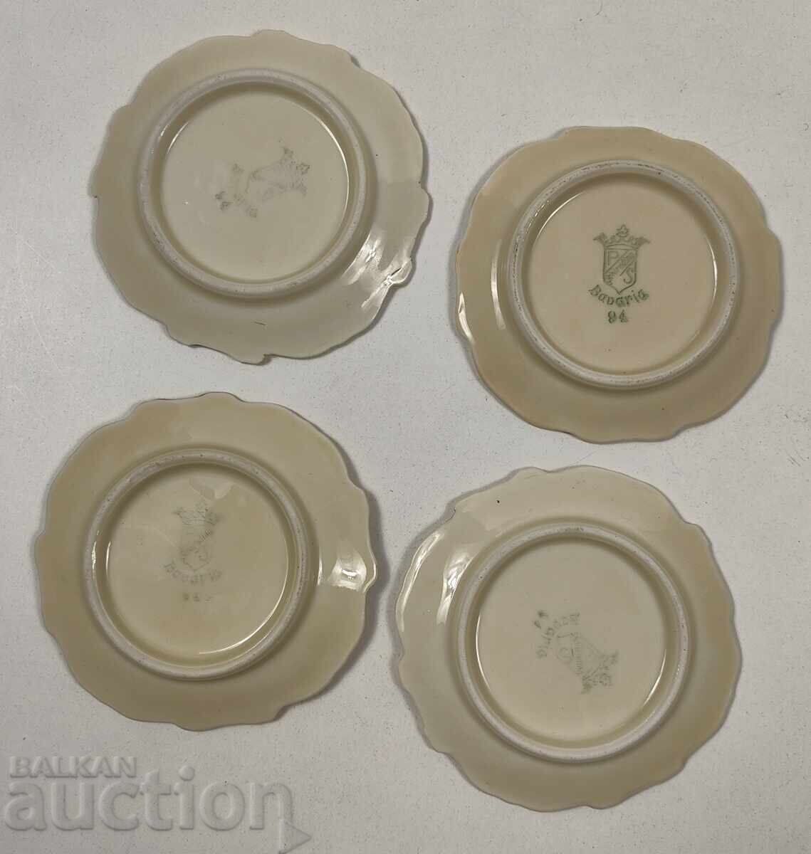 Delivery of LOT 4 SMALL PORCELAIN PLATES MARKED BAVARIA PLATE Delivery of LOT 4 SMALL PORCELAIN PLATES MARKED BAVARIA PLATE