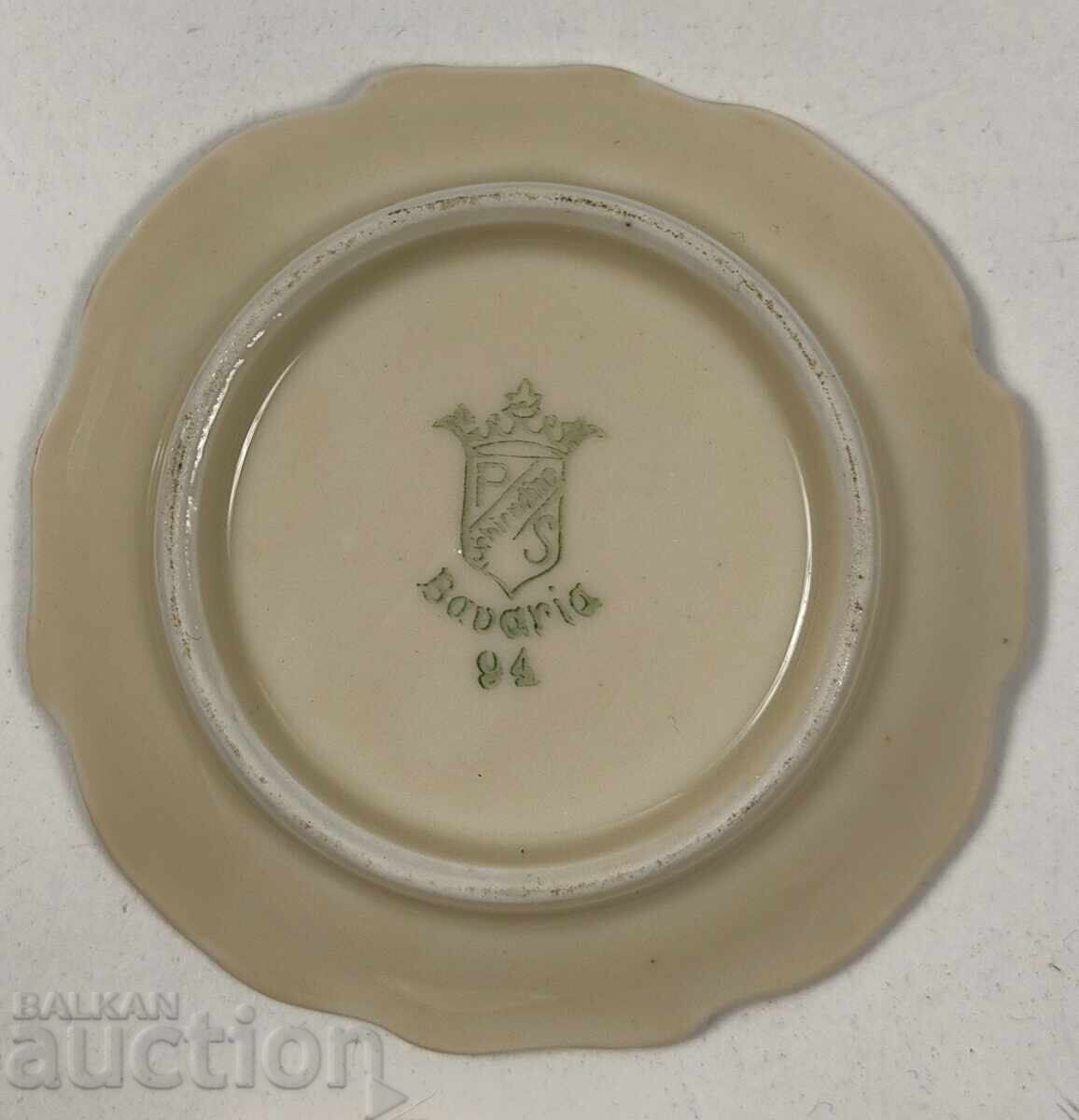 LOT 4 SMALL PORCELAIN PLATES MARKED BAVARIA PLATE - 5 LOT 4 SMALL PORCELAIN PLATES MARKED BAVARIA PLATE - 5
