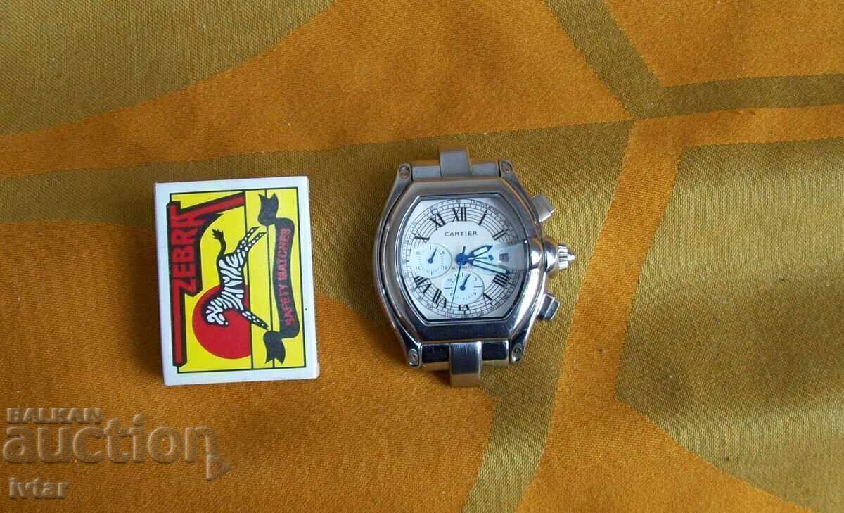 Cartier Chronograph Watch, Automatic - Replica with price 145.00 BGN | € 74.14