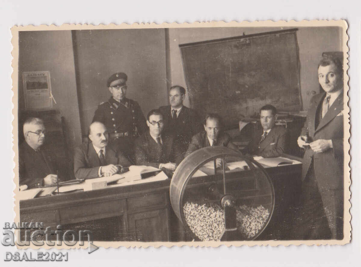 Царство България 1939 теглене на лотария стара снимка /73188