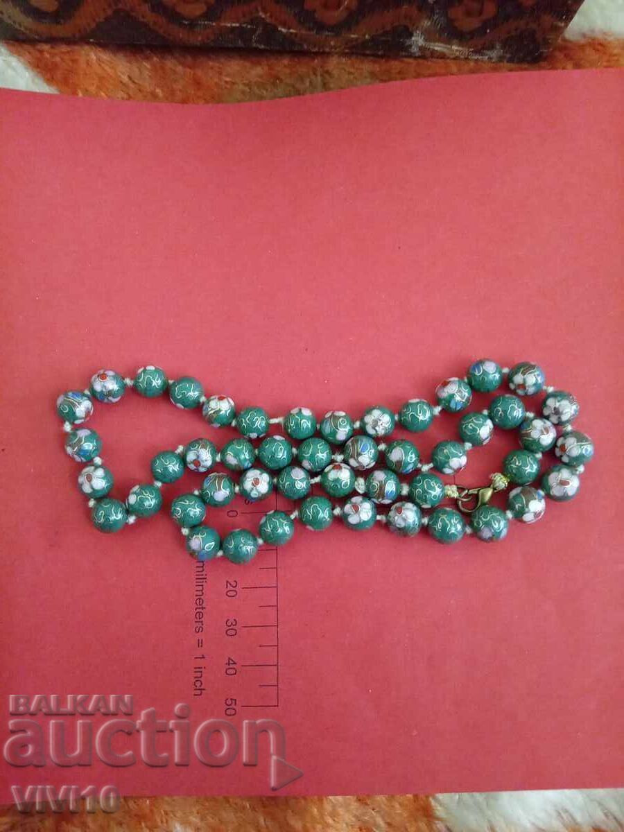 Antique enameled necklace, cloisonné with price € 66.47 | 130.00 BGN