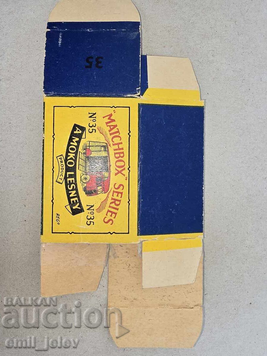 Matchbox Lesney No.35A Horse Box 1957 - σε αυθεντικό κουτί - 6 Matchbox Lesney No.35A Horse Box 1957 - σε αυθεντικό κουτί - 6