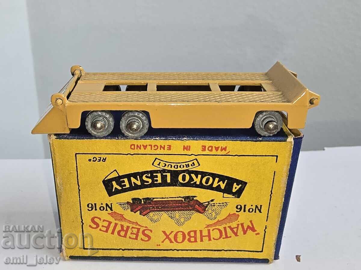 Matchbox Lesney No.16A Trailer 1955 год. -в орг.кутия с цена 99.00 лв. | € 50.62