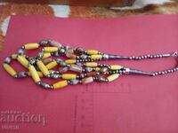 Antique necklace with natural stones