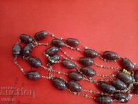 Antique necklace with natural stones