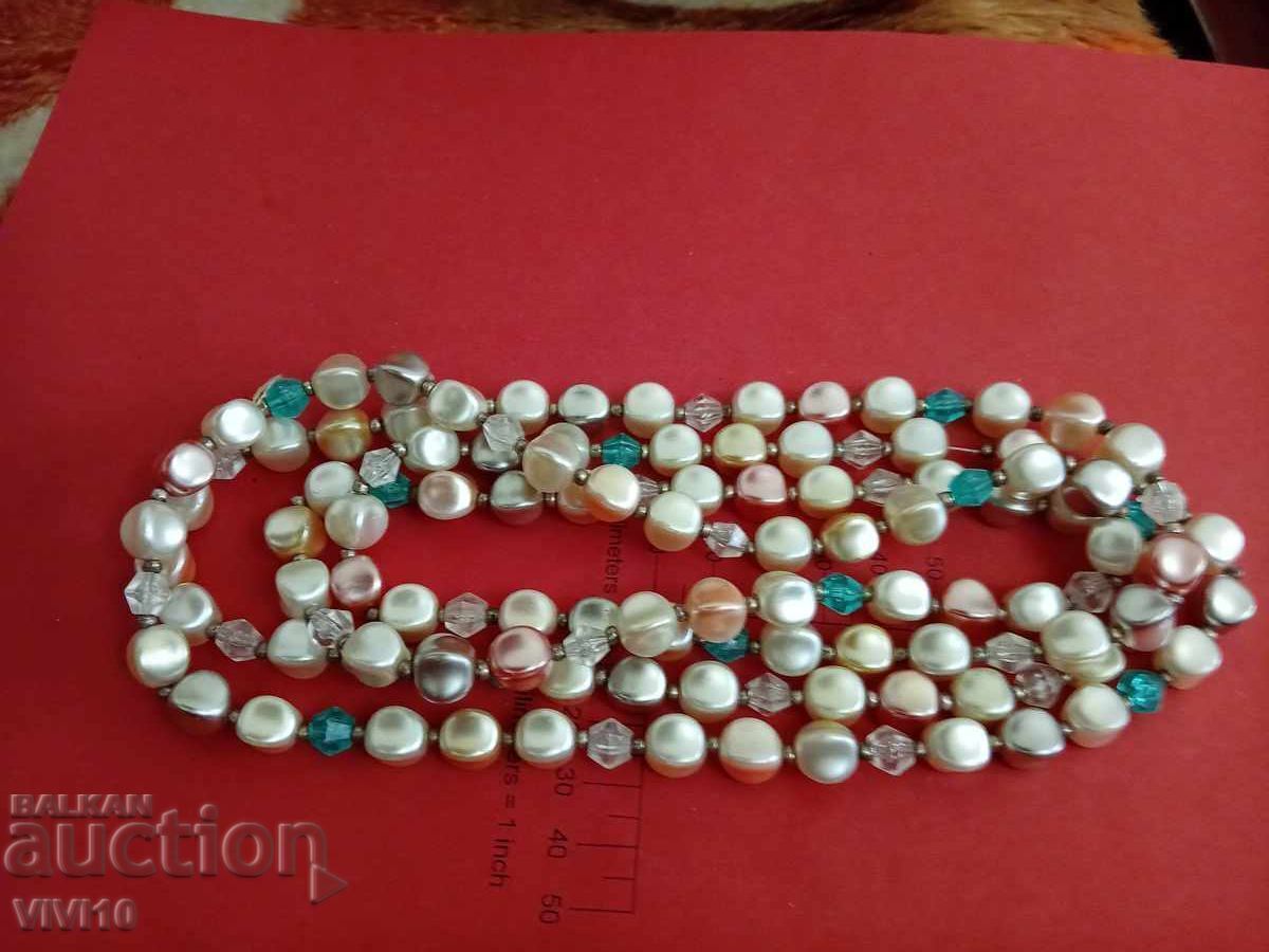 Antique mother-of-pearl necklace