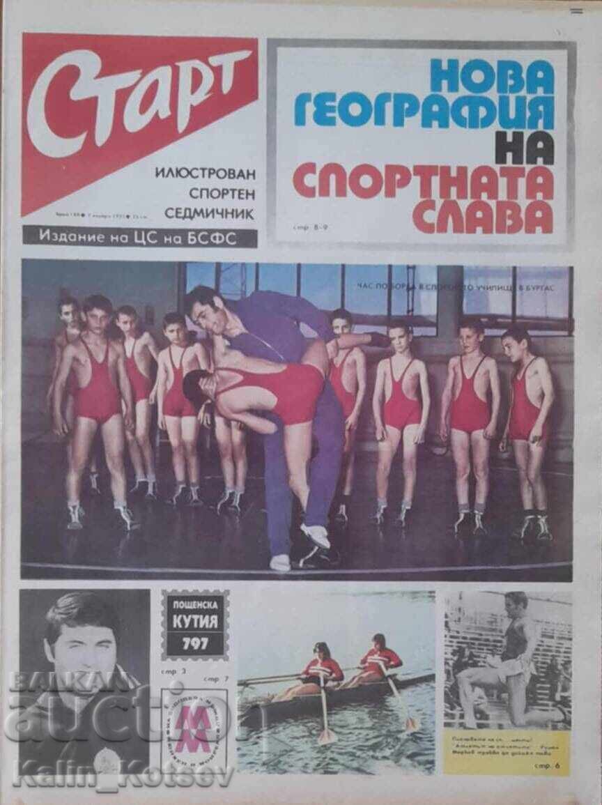 "Start" Newspaper, Issue 188 from January 7, 1975 (Ruch Chorzów)