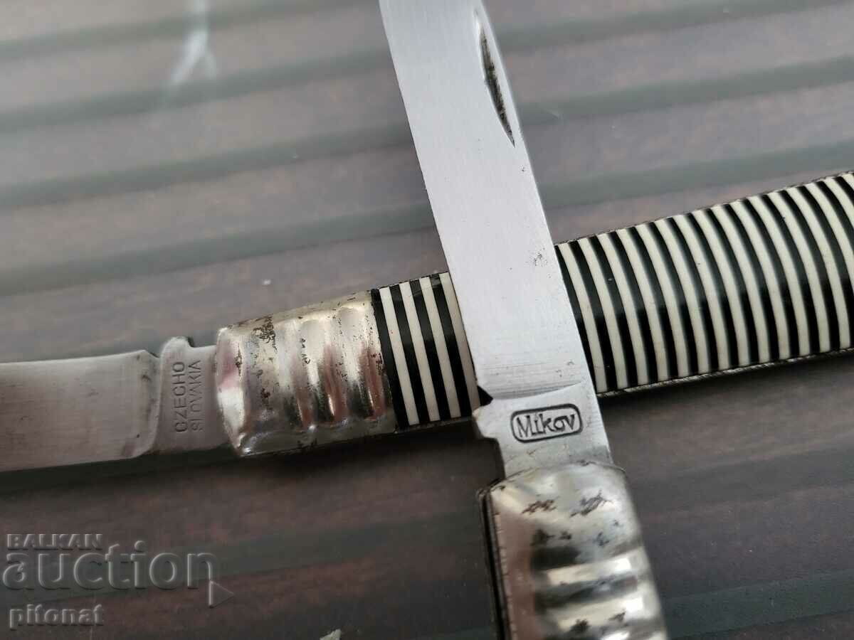 Доставка на Лот антикварни сгъваеми ножове MIKOV