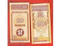 MONGOLIA MONGOLIA 20 Mongo emisiune 1993 NOU UNC