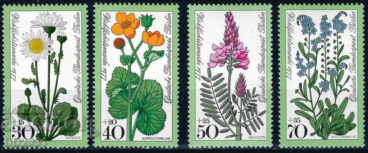 Germania /Berlinul de Vest/ 1977 - flori MNH