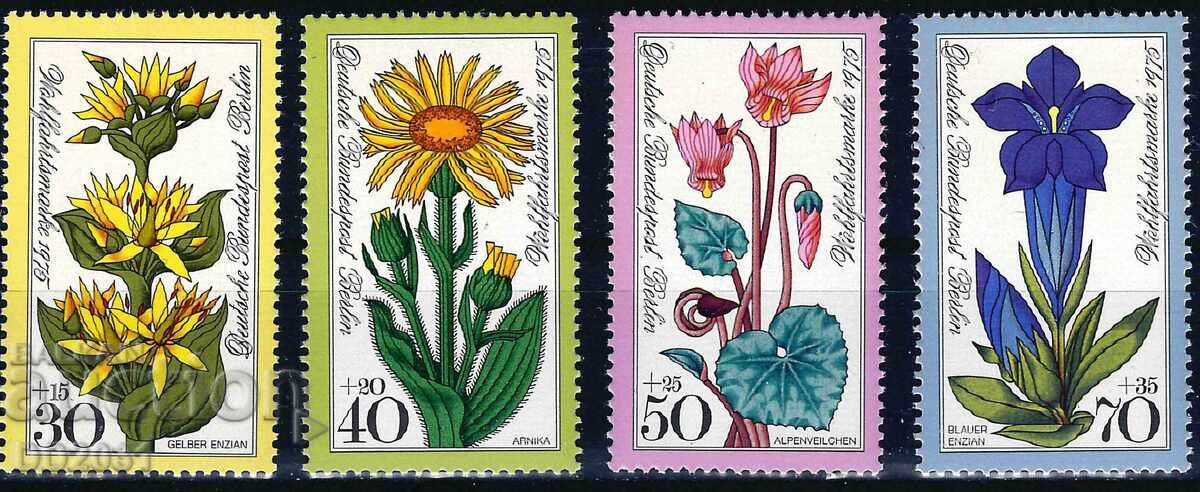 Германия /Западен Берлин/ 1975 - цветя MNH Германия /Западен Берлин/ 1975 - цветя MNH