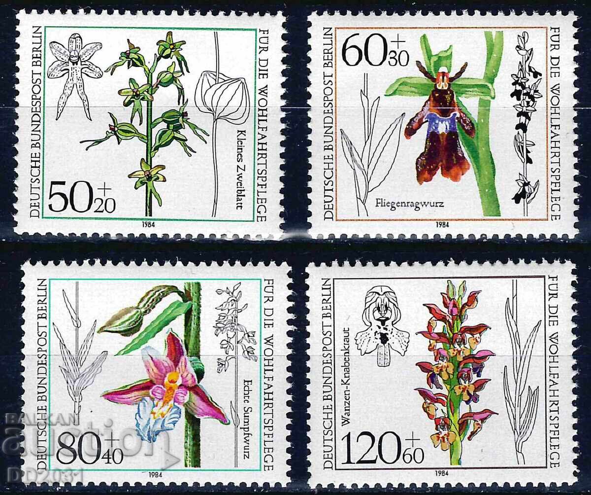 Germany / West Berlin / 1984 - Flowers MNH
