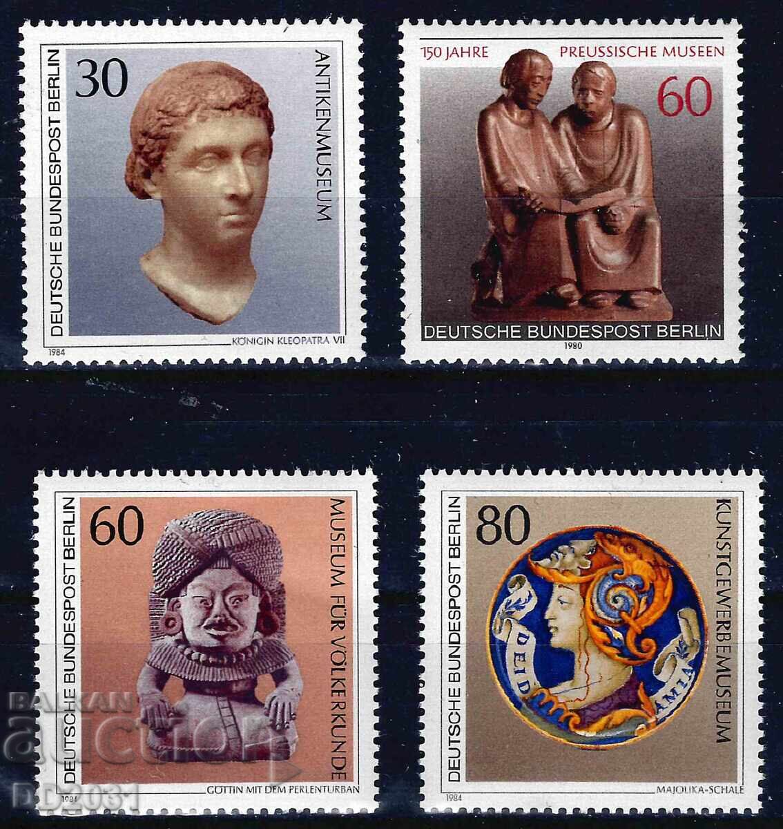 Γερμανία /Δυτικό Βερολίνο/ 1984 - εκθέματα μουσείου MNH Γερμανία /Δυτικό Βερολίνο/ 1984 - εκθέματα μουσείου MNH