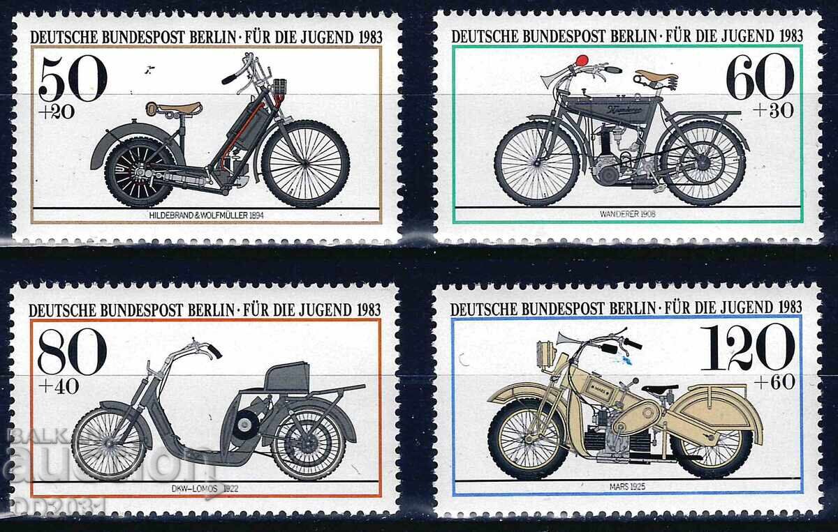 Германия /Западен Берлин/ 1983 - мотоциклети MNH