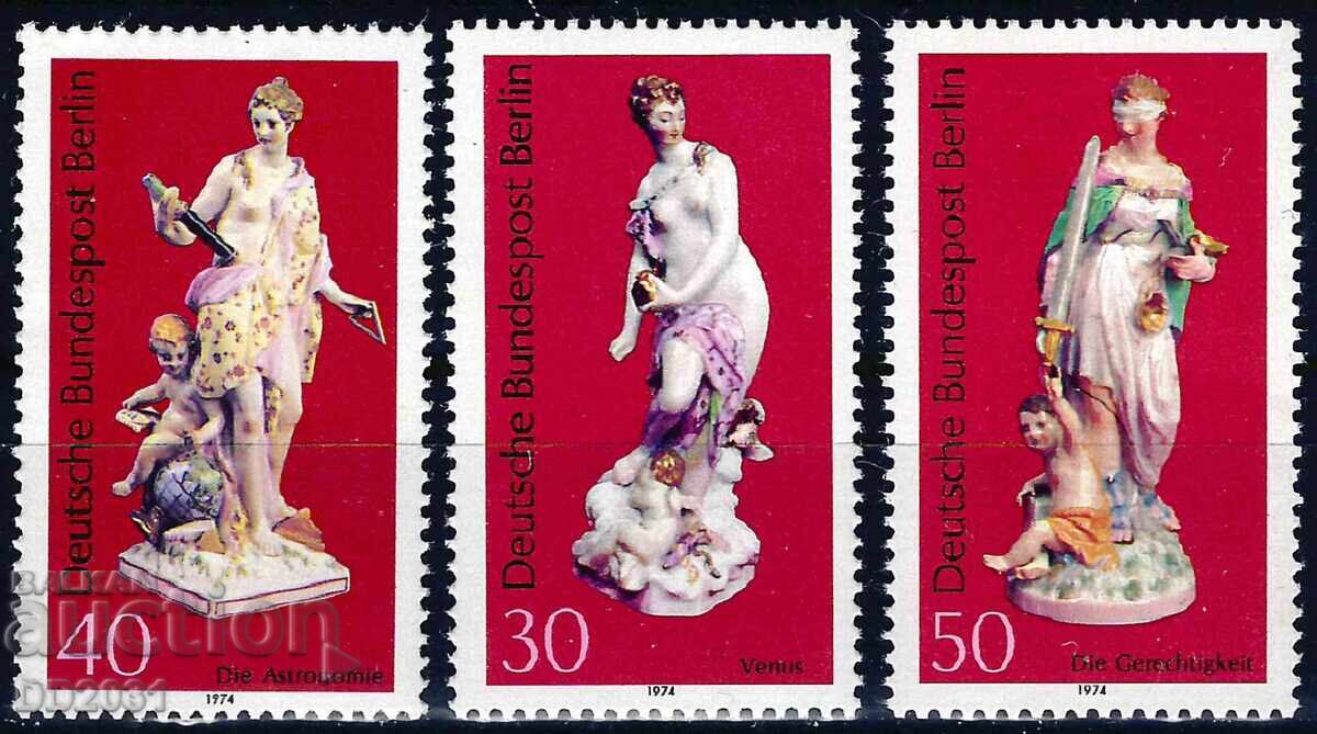Germania /Berlinul de Vest/ 1974 - figurine de porțelan MNH Germania /Berlinul de Vest/ 1974 - figurine de porțelan MNH
