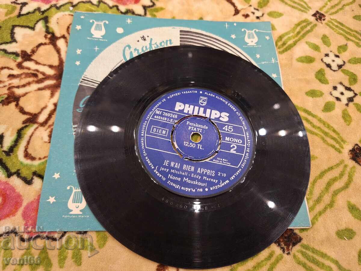 Licitație Disc de gramofon - format mic - Nana Mouskouri