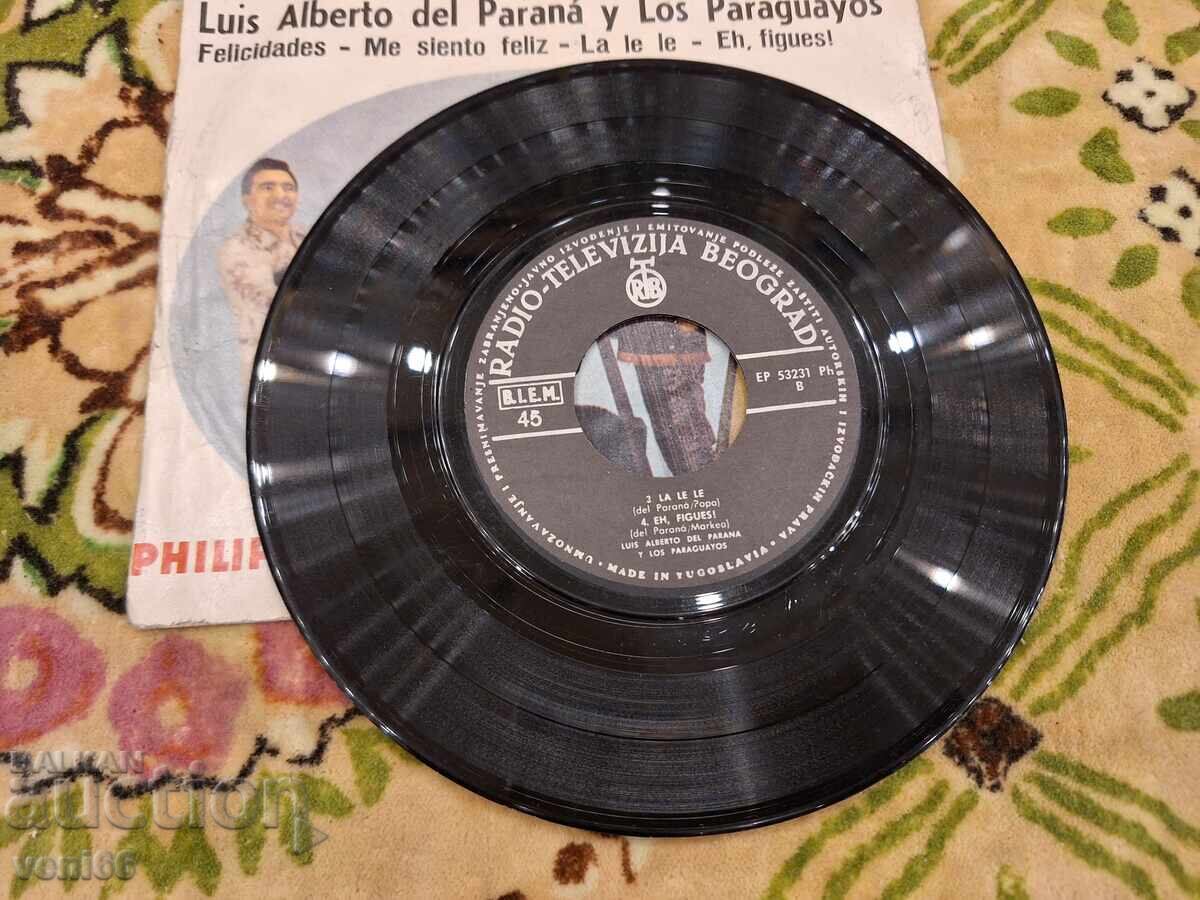 Δίσκος βινυλίου - μικρό μέγεθος - Felicidades με τιμή 2.00 BGN | € 1.02 Δίσκος βινυλίου - μικρό μέγεθος - Felicidades με τιμή 2.00 BGN | € 1.02